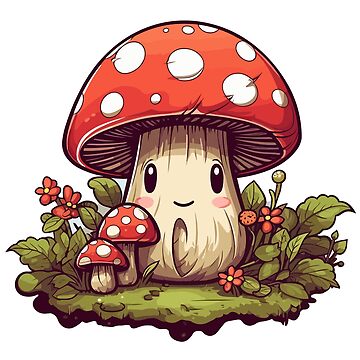 Sticker for Sale avec l'œuvre « autocollant champignon » de l'artiste  STICKER VERSE