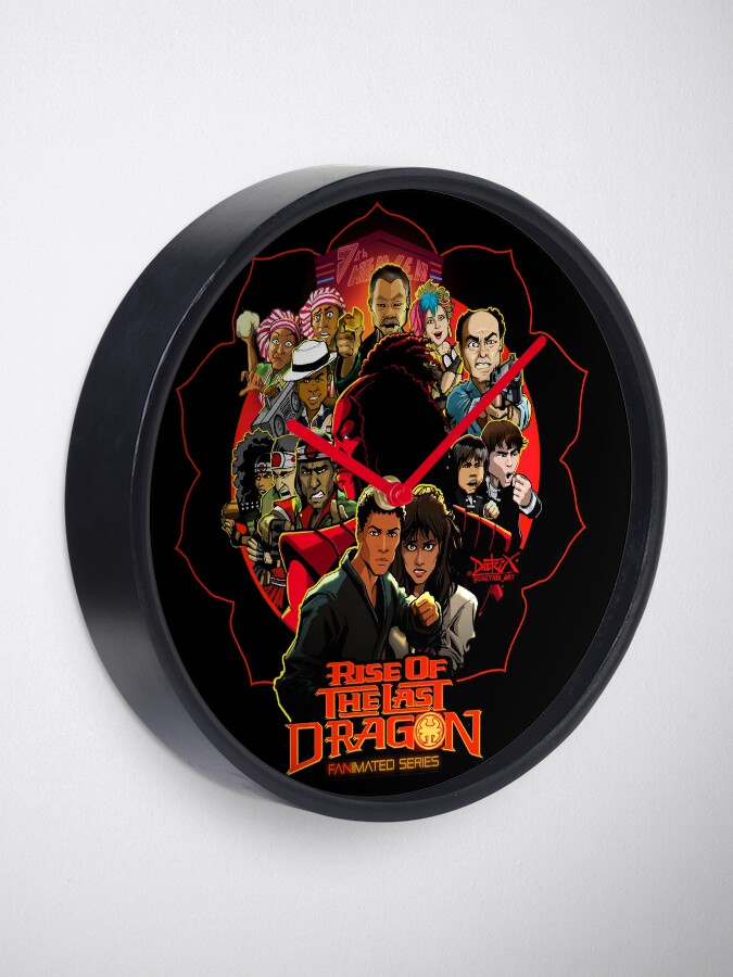 Alternate view of RISE OF THE LAST DRAGON Clock