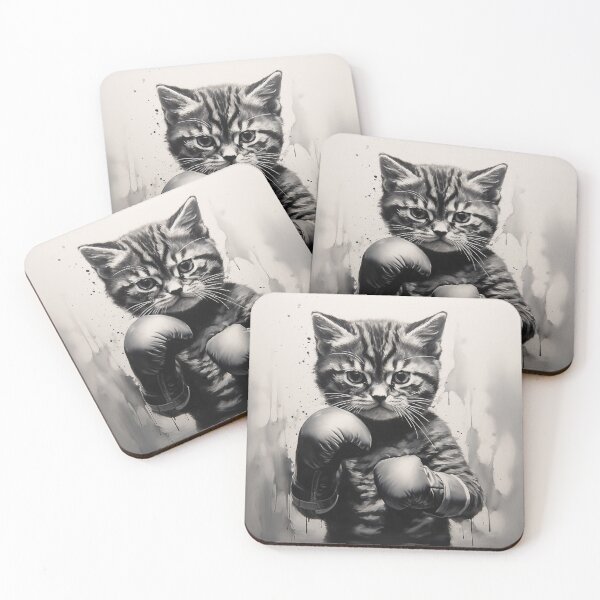 Item preview, Boxer Kitten ready for a Fight  designed and sold by redstar19.
