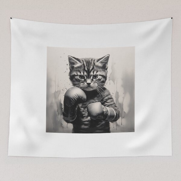 Item preview, Boxer Kitten ready for a Fight  designed and sold by redstar19.