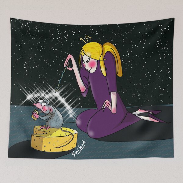 Item preview, Cute Witch and Mouse designed and sold by Suibets.