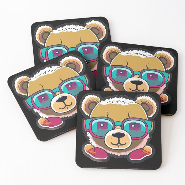 Item preview, retro teddy bear designed and sold by czarnyfeniks.