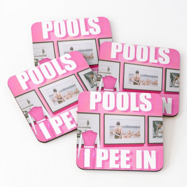 Item preview, Pools I Pee In—Mischievous Pool Exhibition in the Quote Gallery at the Pink Museum  designed and sold by ignasirus.