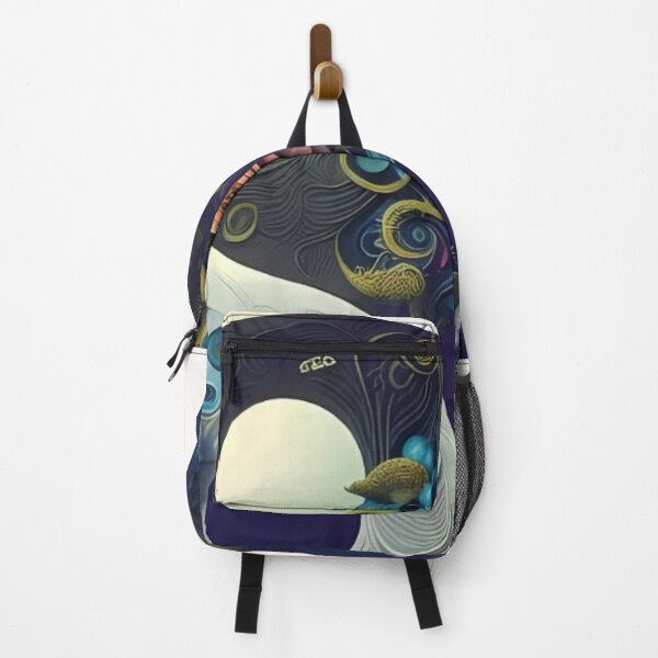 Item preview, Abstract Ying Yang Flowers by Day Flowers by Night designed and sold by WearWolfDesigns.