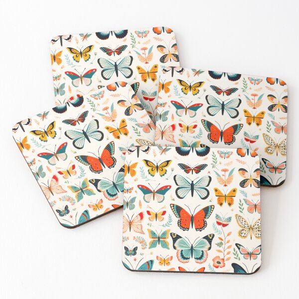 Item preview, beautiful butterfly collection print designed and sold by PaperieJennifer.