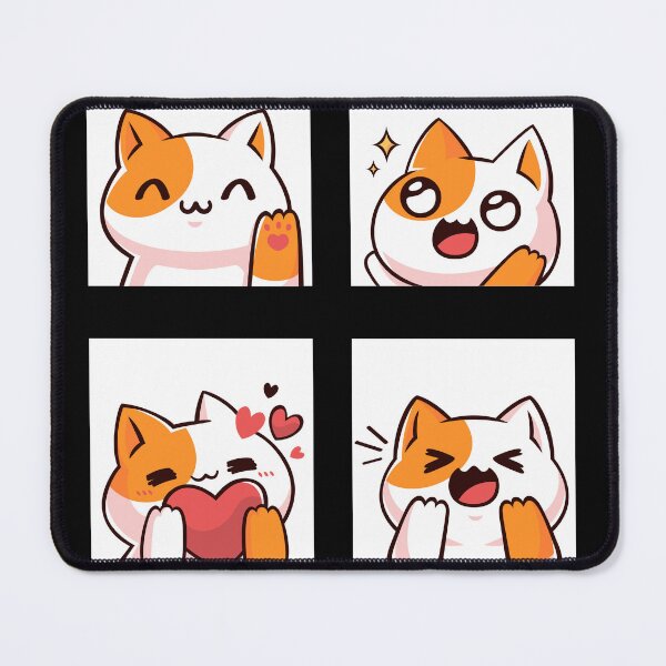Item preview, Four Cute Cats designed and sold by ThePunkyGoose.