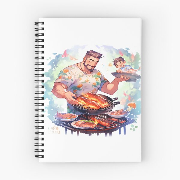 Item preview, Fathers Day Grillmaster Dads BBQ Grill Master Barbecue Cooking Outdoor Dad Season Time King designed and sold by MartynGrey.