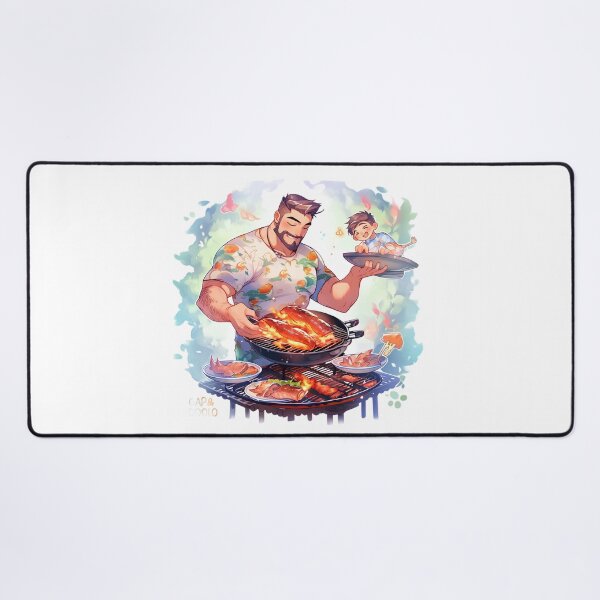 Item preview, Fathers Day Grillmaster Dads BBQ Grill Master Barbecue Cooking Outdoor Dad Season Time King designed and sold by MartynGrey.