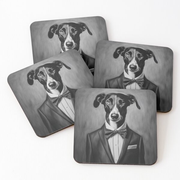 Item preview, Black Greyhound in Suit Art designed and sold by redstar19.
