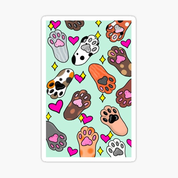 Item preview, Cartoon cat paw designed and sold by Zoe Bledsoe.