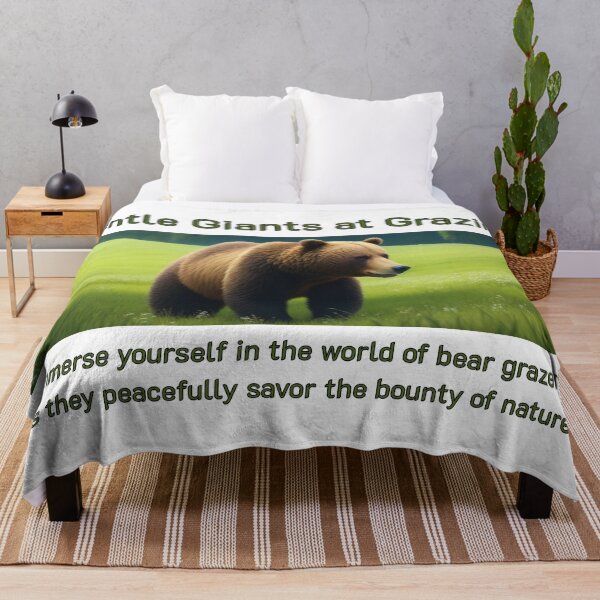 Item preview, Gentle Giants at Grazing. Nature's Dining: The Bear Grazer designed and sold by chaiyarit.