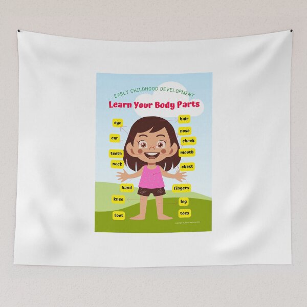 Item preview, Classroom Posters Learn Your Body Parts & other School/Home Learning Supplies & Gifts  designed and sold by AlonaM.