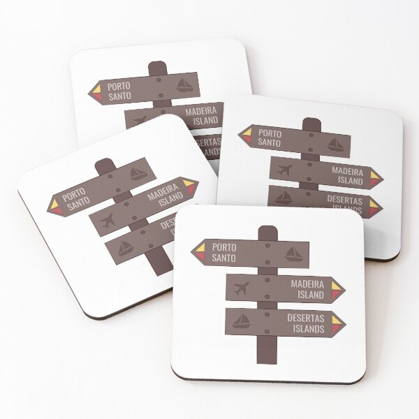 Item preview, Porto Santo, Madeira island and Desertas Islands Wooden Sign designed and sold by Madeira Vacations.
