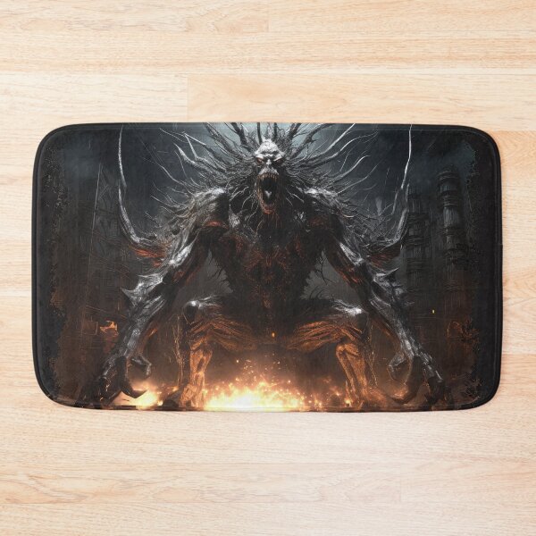 Item preview, MAJESTIC UNDERGROUND MONSTER ART - BLACK METAL INSPIRED DESIGN designed and sold by CoputerEasel.