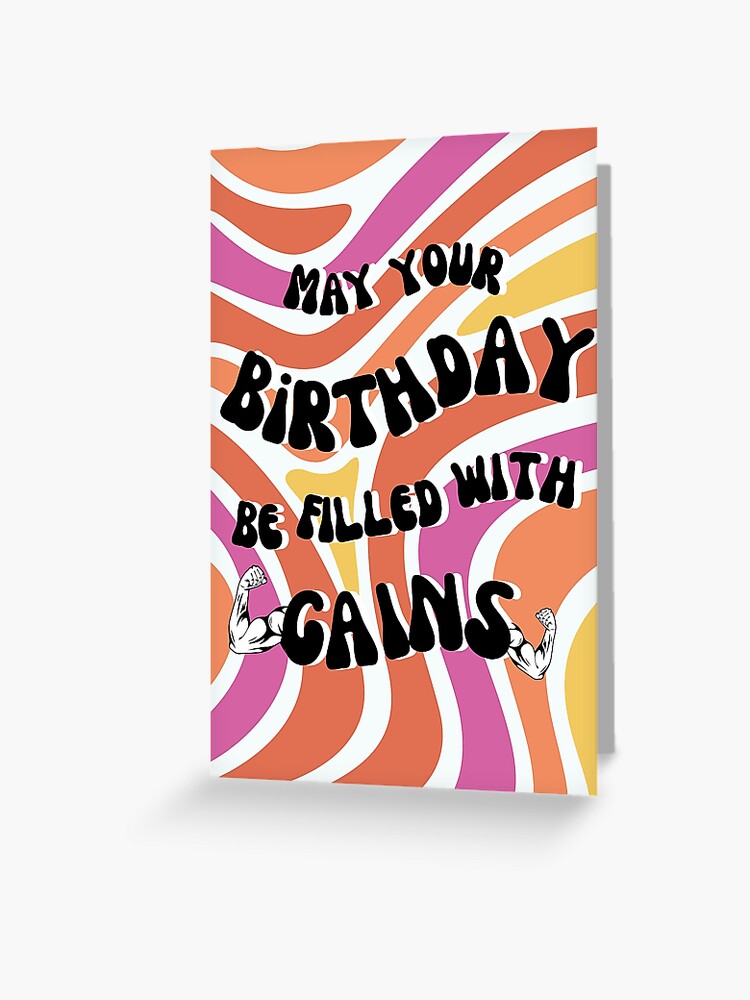 Gym Rat Gift, Workout Gift, Gym Buddy, Gym Birthday Card, Happy Birthday to  My Favorite Gym Rat, Birthday Card 