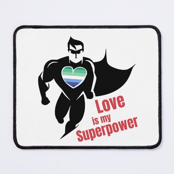 Item preview, LGBTQ Superhero, Love Is My Superpower, Gay Flag designed and sold by Savchuk-Vova.