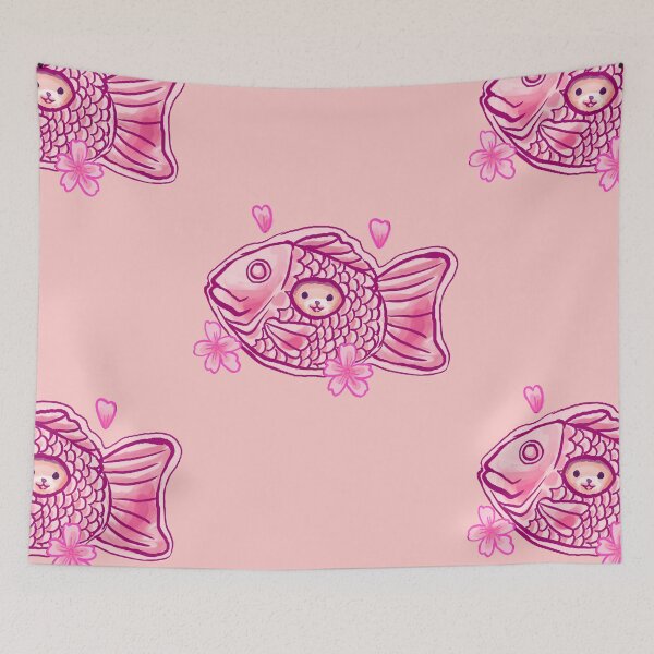 Item preview,  Kawaii bear sakura taiyaki japanese cherry blossom designed and sold by craftsanime.