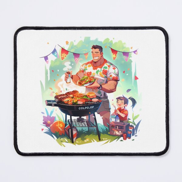 Item preview, Fathers Day Grillmaster Young fathers Barbecue BBQ Grill Master Dad Barbecue Time Season King designed and sold by MartynGrey.