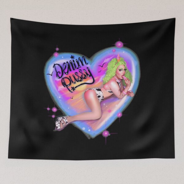 Item preview, Denim Pussy Airbrush Merch  	 designed and sold by fnfuytkp86.