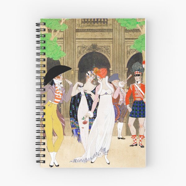 Item preview, La Merveilleuse au Palais Royal George Barbier designed and sold by EdgyEdgeArt.