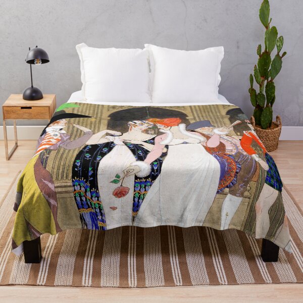 Item preview, La Merveilleuse au Palais Royal George Barbier designed and sold by EdgyEdgeArt.