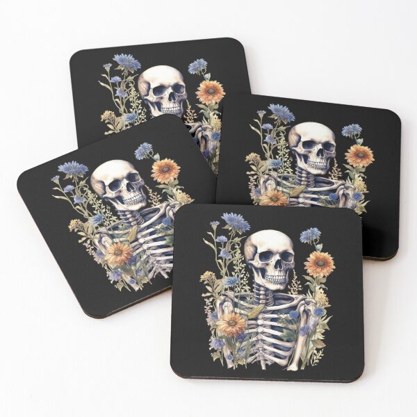 Item preview, Bones and Botany in Watercolor Style Flower Skeleton designed and sold by AnnaMDesign.