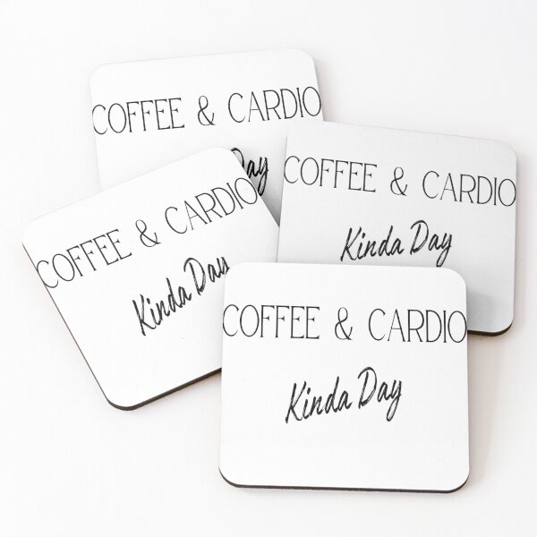Item preview, coffee and cardio kinda day designed and sold by dcrc.