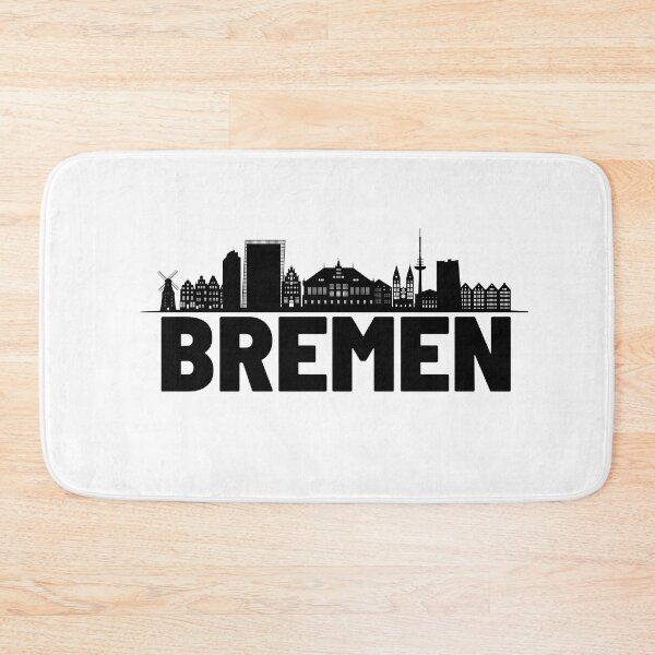 Item preview, Bremen city silhouette illustation  designed and sold by DeluxBee.