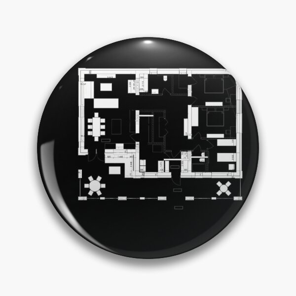 Item preview, Detailed architectural private house floor plan	 designed and sold by fnfuytkp86.