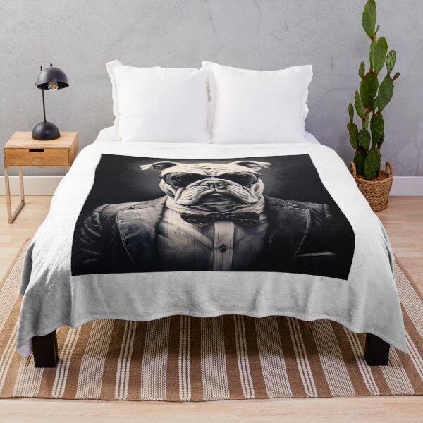 Item preview, British Bulldog in Sunglasses & Suit Art designed and sold by redstar19.