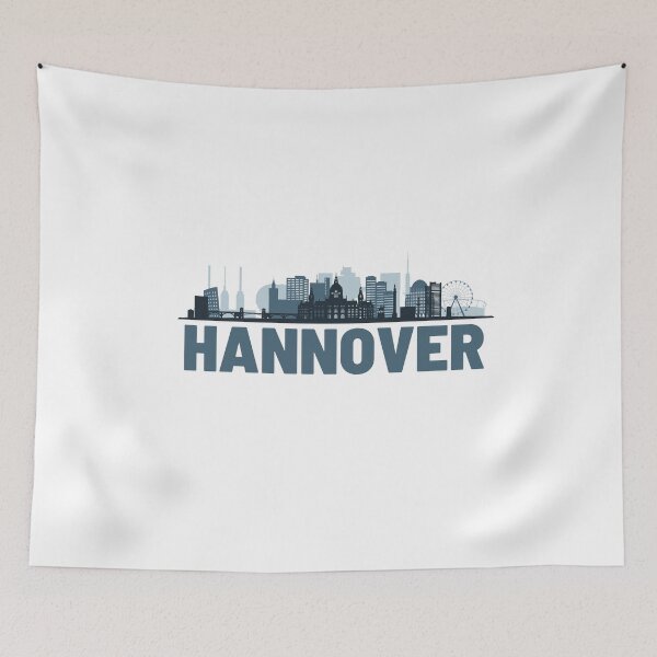 Item preview, Hannover city silhouette illustation  designed and sold by DeluxBee.