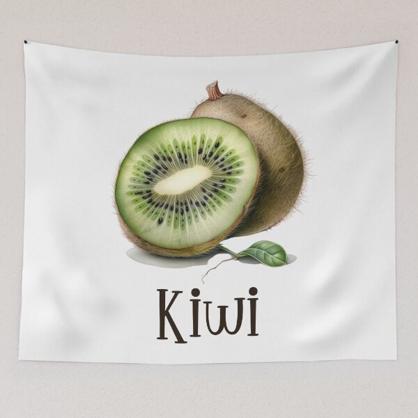 Item preview, Watercolor Illustration of Kiwi  designed and sold by Sketch-Shack.