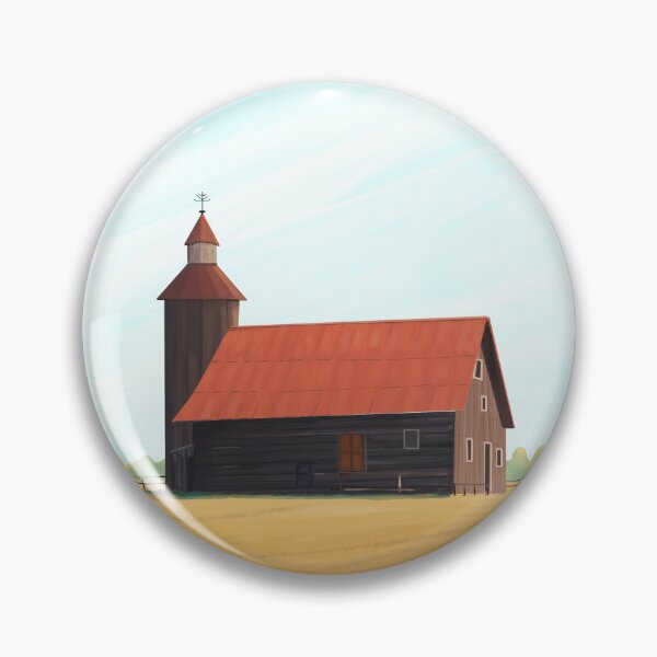 Item preview, Rustic Homestead Art Tranquil Farm Retreat Painting designed and sold by Arctic frame studio.