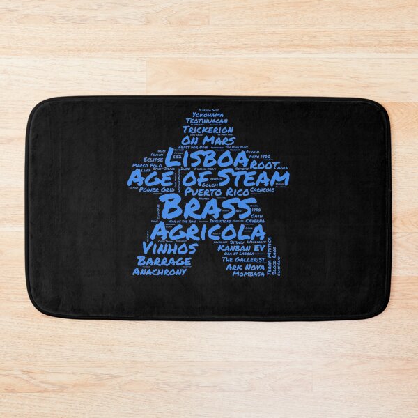 Item preview, I Play Blue - Meeple Word Cloud for Board Game Enthusiasts designed and sold by Zanda-Nerd-Shop.