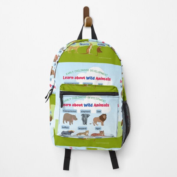 Item preview, Learn about Wild Animals Classroom Poster/Chart & other School/Home Learning Supplies & Gifts designed and sold by AlonaM.
