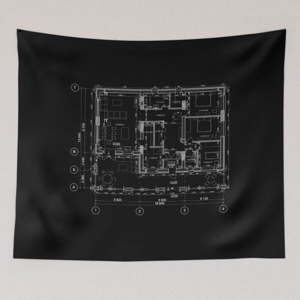 Item preview, Detailed architectural private house floor plan1	 designed and sold by fnfuytkp86.