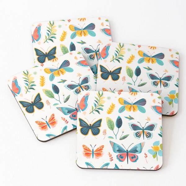 Item preview, Beautiful butterfly collection print designed and sold by PaperieJennifer.