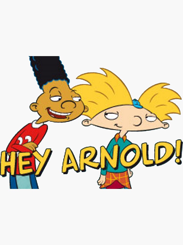 Hey Arnold Sticker For Sale By Hodee Redbubble
