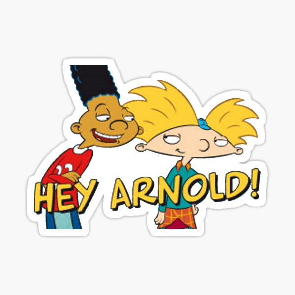 12 Hey Arnold Nickelodeon 90s anime fantasy stickers kawaii cartoon 