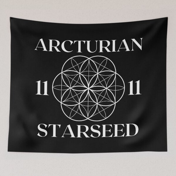 Item preview, Arcturian Starseed 1111 Flower of Life Sacred Geometry designed and sold by PlanetStarseed.