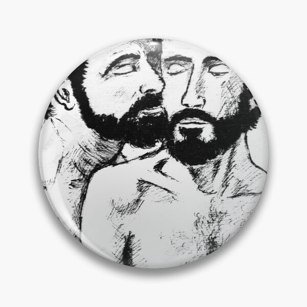 Item preview, Gay illustration - The two bearded lovers designed and sold by garadraw.