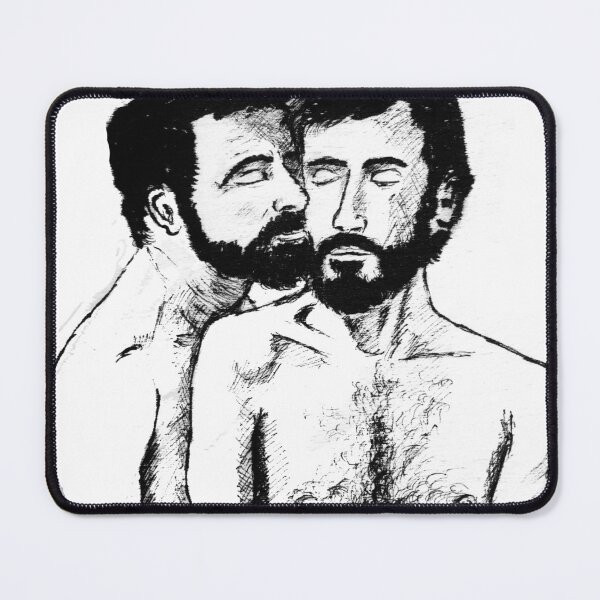 Item preview, Gay illustration - The two bearded lovers designed and sold by garadraw.