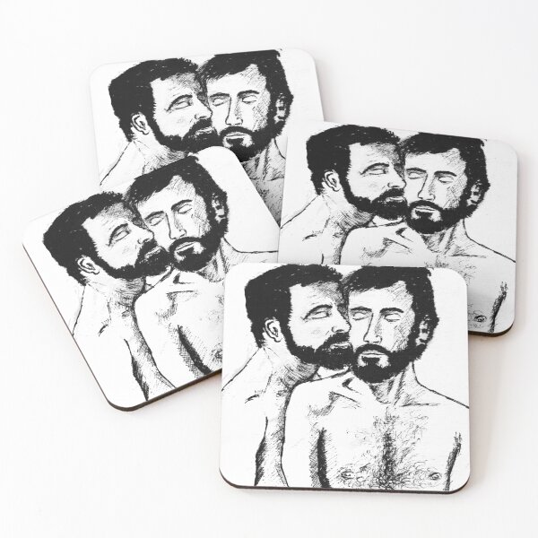 Item preview, Gay illustration - The two bearded lovers designed and sold by garadraw.