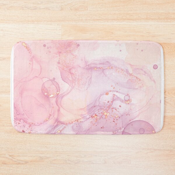 Item preview, Abstract pink and gold bubbles designed and sold by SharPeiArt.