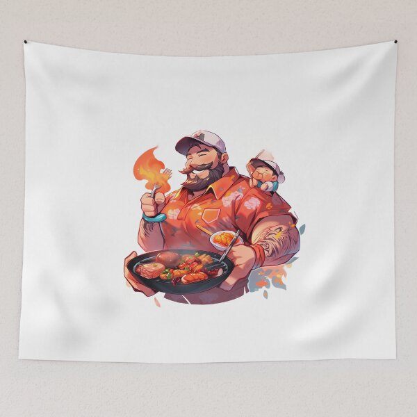 Item preview, Fathers day Grillmaster Cookout BBQ King, Grill Master Dad, Grilling Man Time Season King designed and sold by MartynGrey.