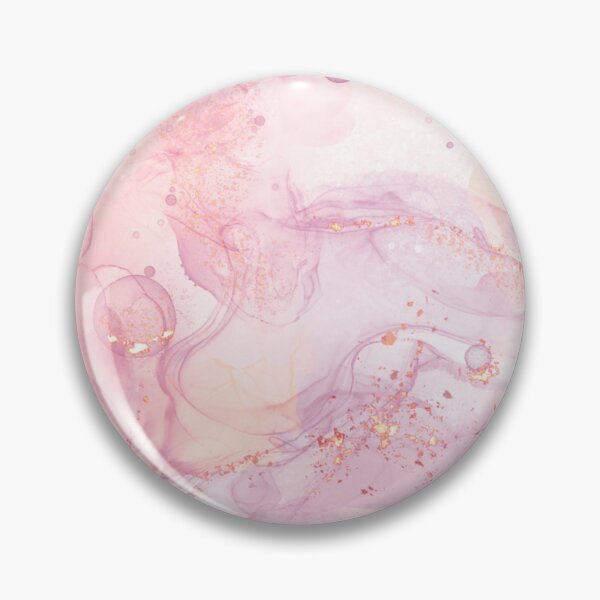 Item preview, Abstract pink and gold bubbles designed and sold by SharPeiArt.