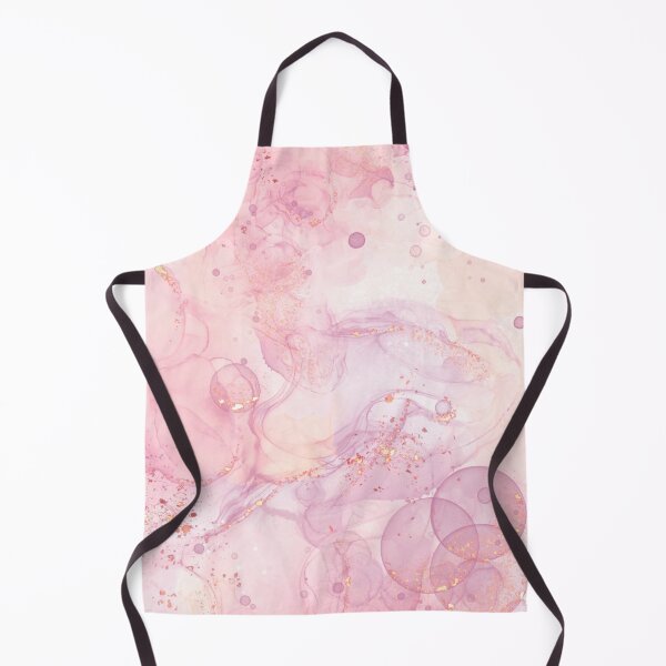 Item preview, Abstract pink and gold bubbles designed and sold by SharPeiArt.