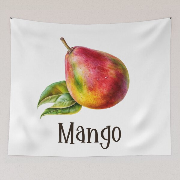 Item preview, Watercolor Illustration of Mango  designed and sold by Sketch-Shack.