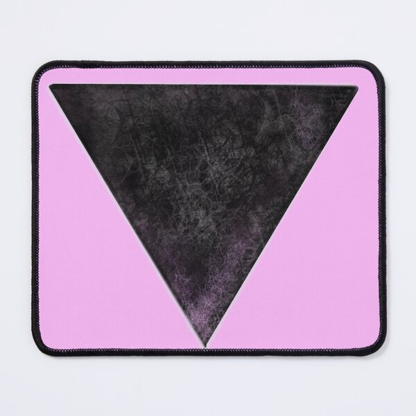 Item preview, Black triangle - pink background designed and sold by Themys24.