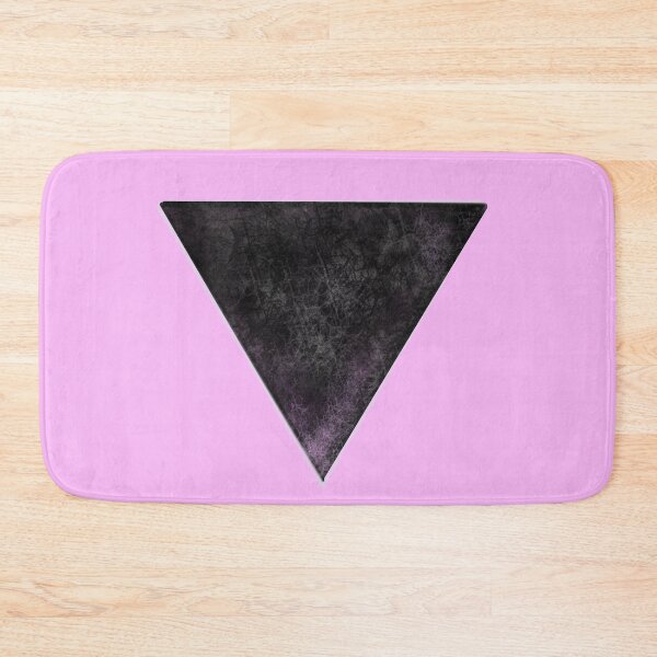 Item preview, Black triangle - pink background designed and sold by Themys24.